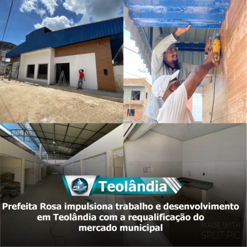 Teolândia Prefeita Rosa impulsiona trabalho e desenvolvimento em