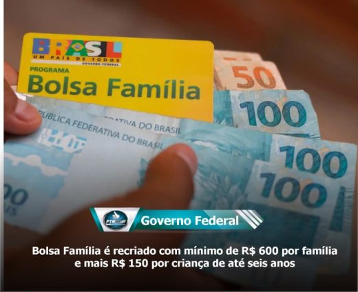 Bolsa Família é Recriado Com Mínimo De R 600 Por Família E Mais R 150 Por Criança De Até Seis 9527