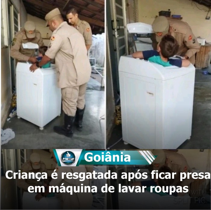 Criança é Resgatada Após Ficar Presa Em Máquina De Lavar Roupas Ptn News