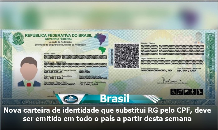 Nova carteira de identidade que substitui RG pelo CPF deve ser emitida em todo o país a partir