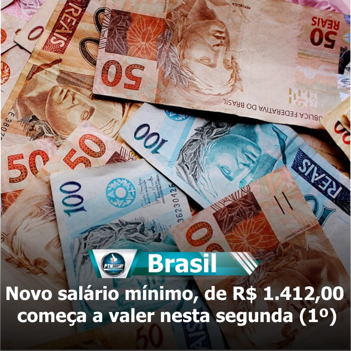 Novo Salário Mínimo, De R$ 1.412, Começa A Valer Nesta Segunda (1º ...